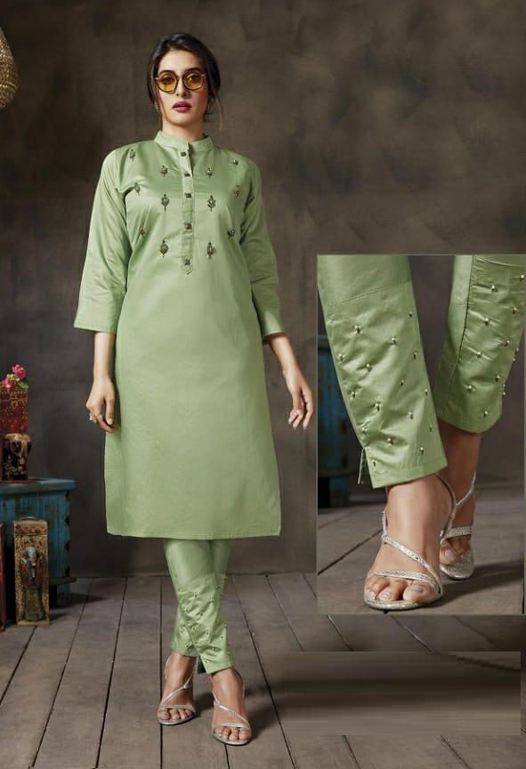 Superstar 2 Fancy Ethnic Wear Silk Designer Kurti With Bottom Collection